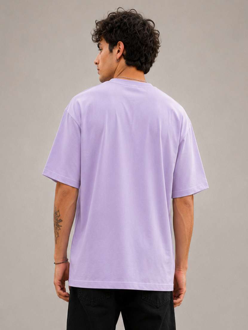 Men Printed Short Sleeves Oversized T-shirt - 22610078 -  Standard Image - 3