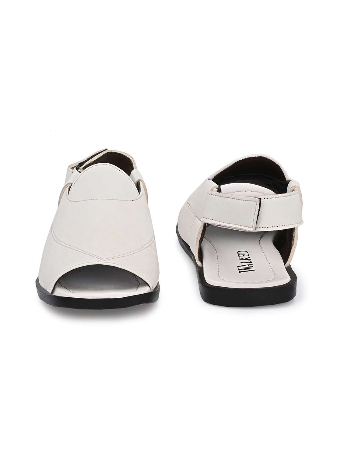 Men Textured Back Strap Sandal - 22610493 -  Standard Image - 3