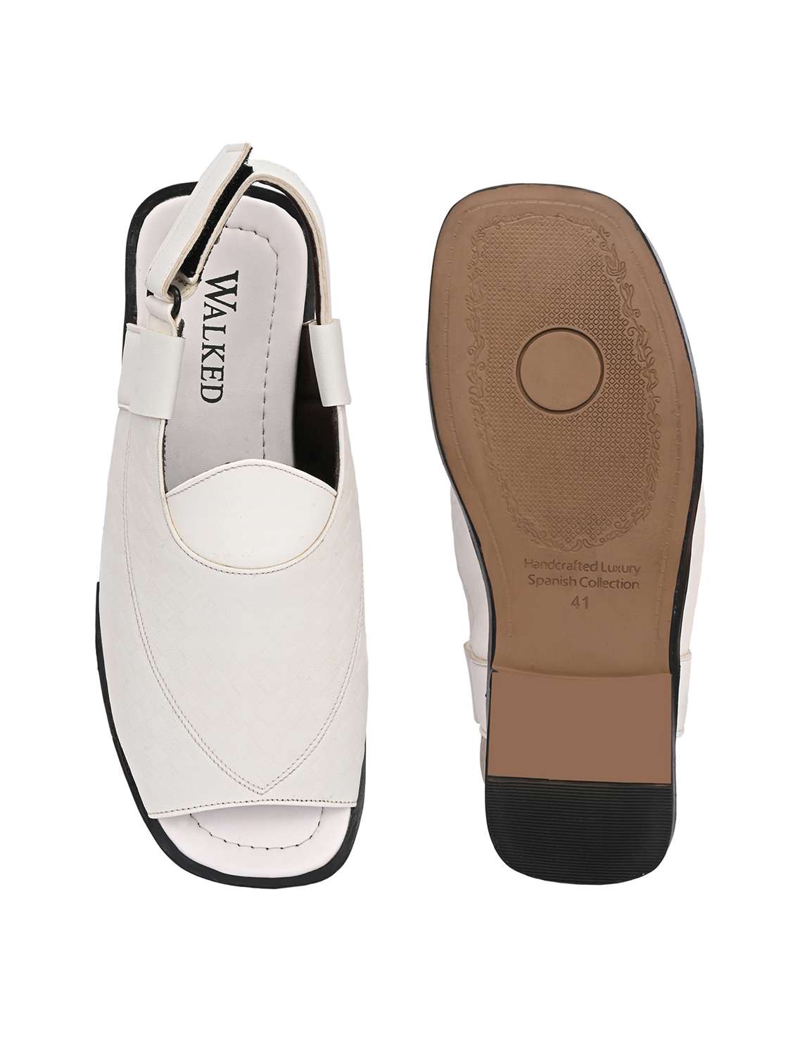 Men Textured Back Strap Sandal - 22610493 -  Standard Image - 5