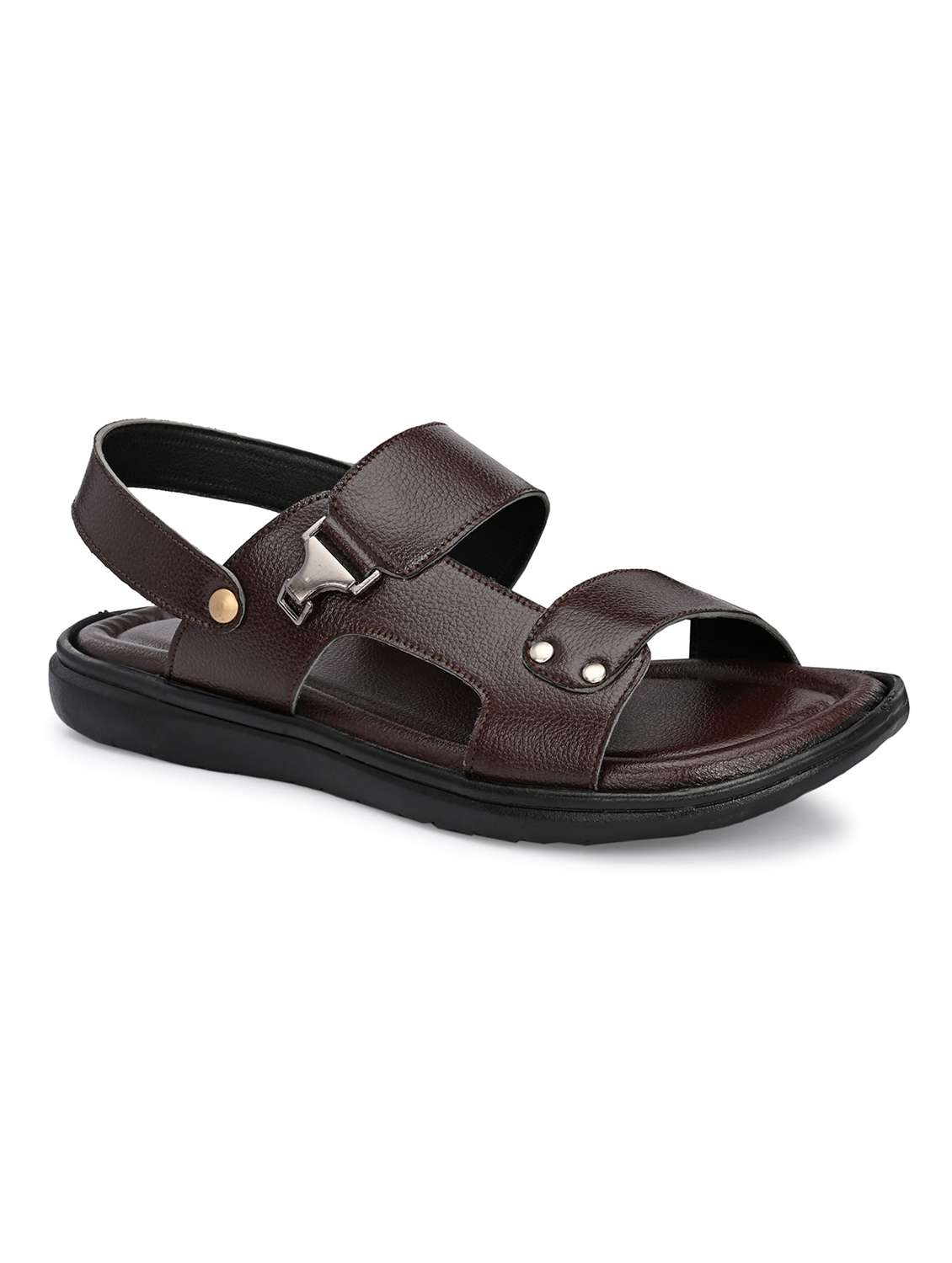 men textured back strap sandal