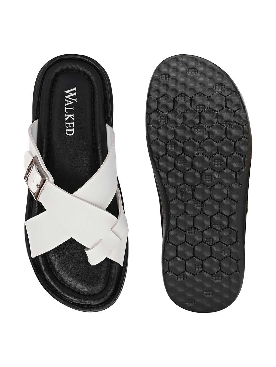 Men Solid One Toe Sandal - 22610501 -  Standard Image - 5