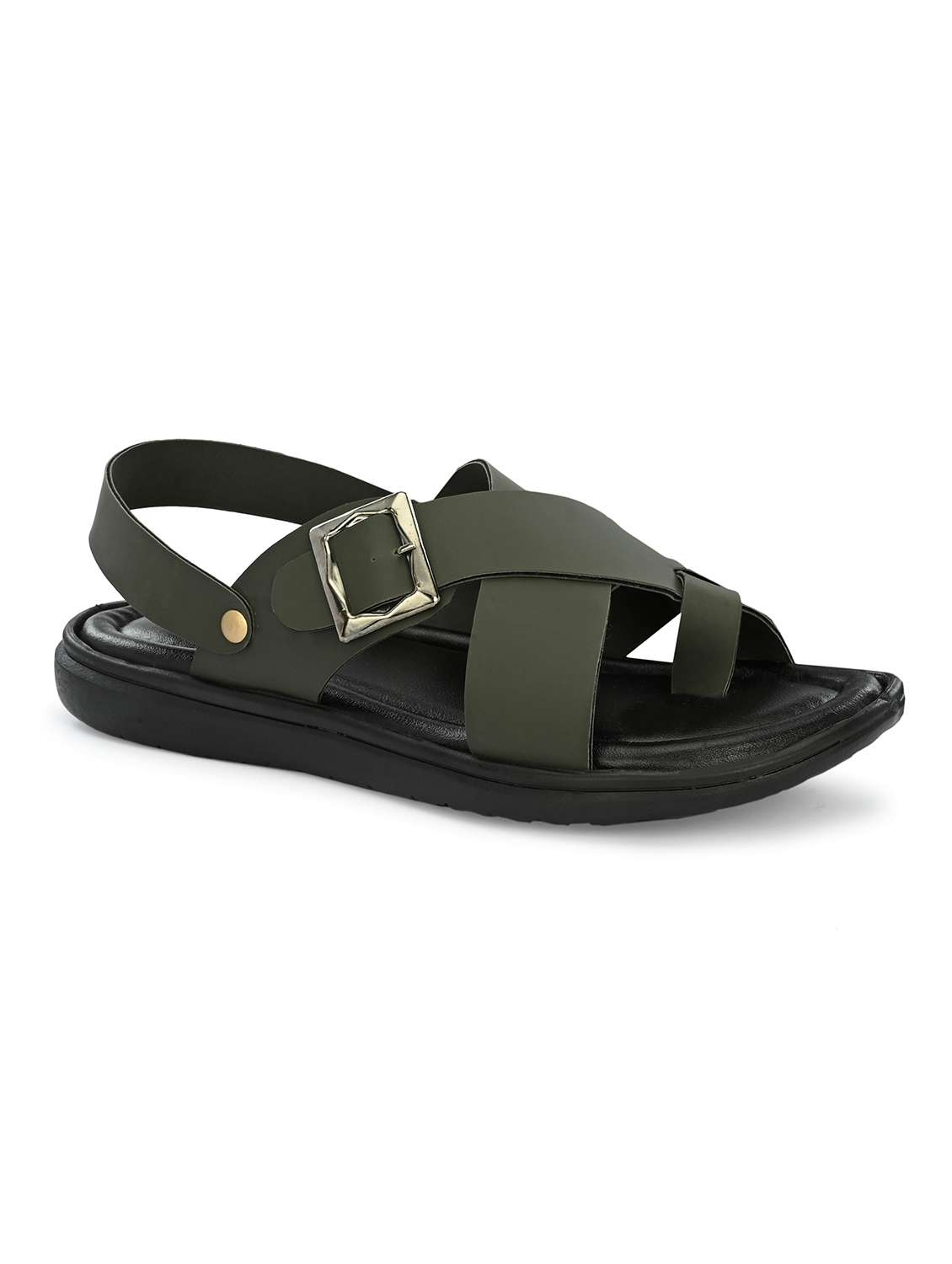 men solid one toe back strap sandal
