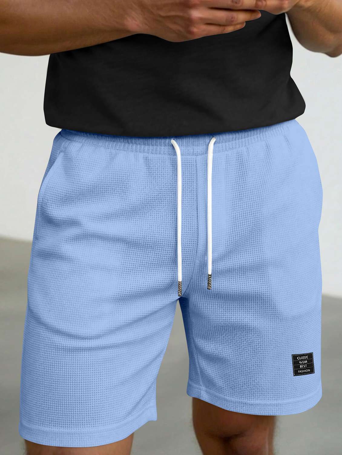 men self design mid rise regular fit shorts