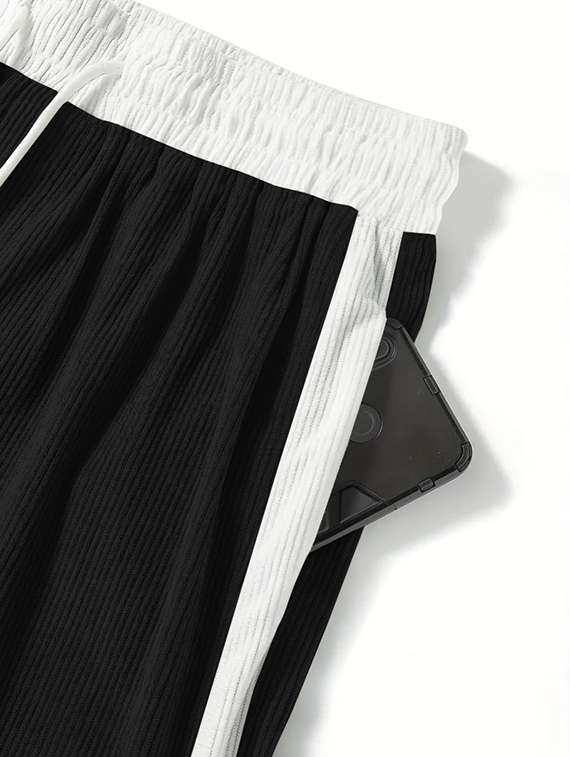 Men Color Block Mid Rise Regular Fit Sport Shorts - 22610771 -  Standard Image - 5
