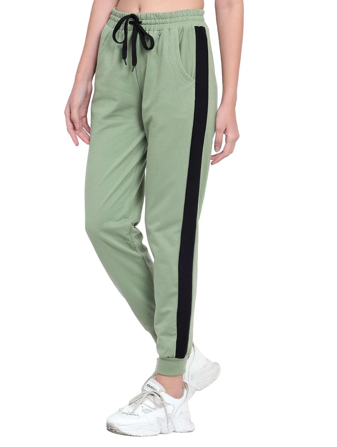 women tapered mid rise regular fit jogger - 22615014 -  Standard Image - 3