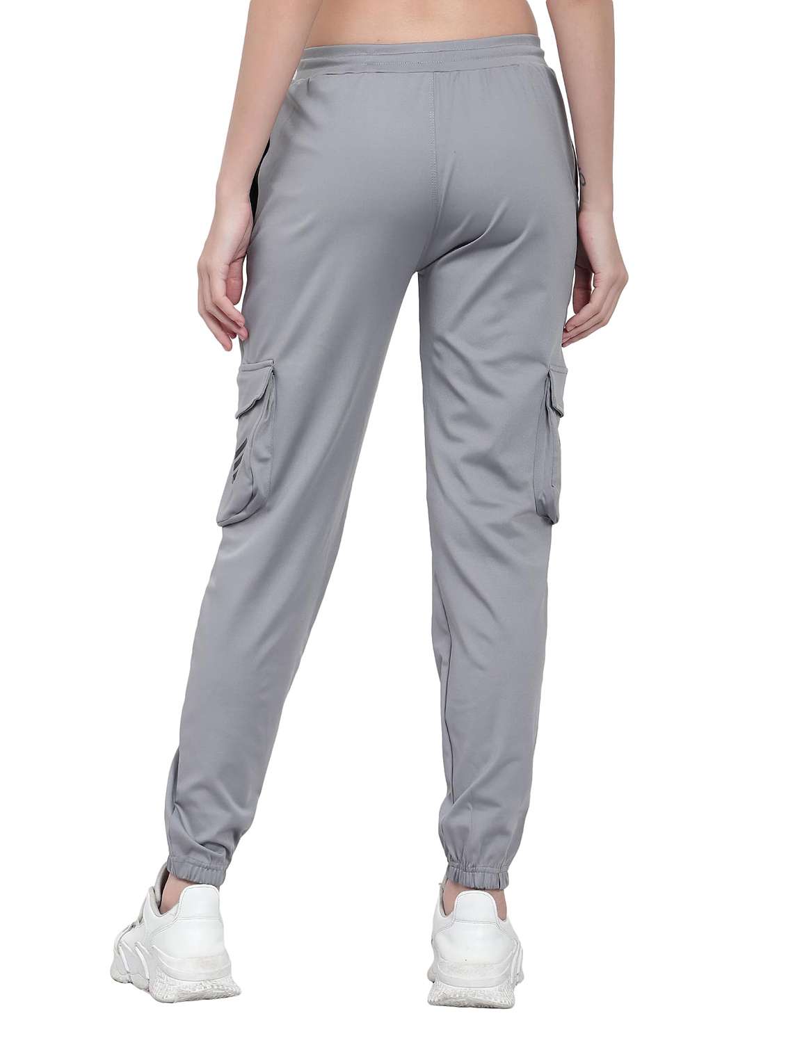women solid mid rise regular fit jogger - 22615025 -  Standard Image - 3