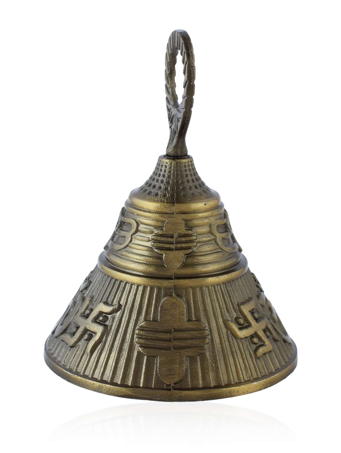 big bronze hindu bell with puja room - 22615060 -  Standard Image - 3