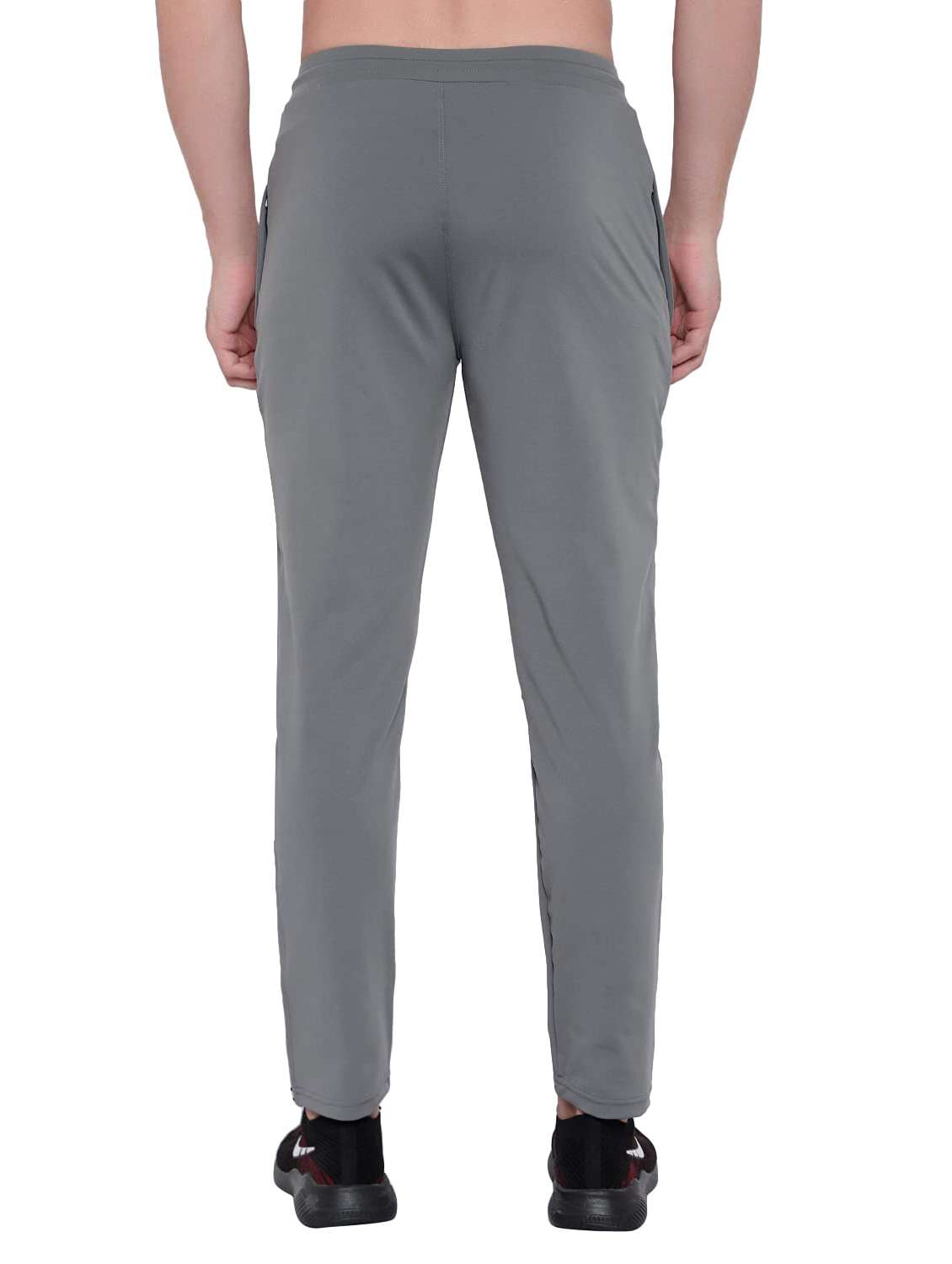 Men Solid Mid Rise Regular Fit Track Pant - 22615205 -  Standard Image - 3