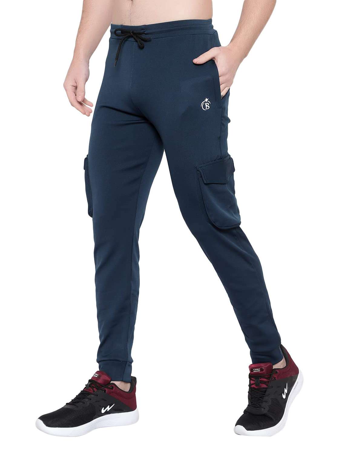 Men Solid Mid Rise Regular Fit Jogger - 22615224 -  Standard Image - 3