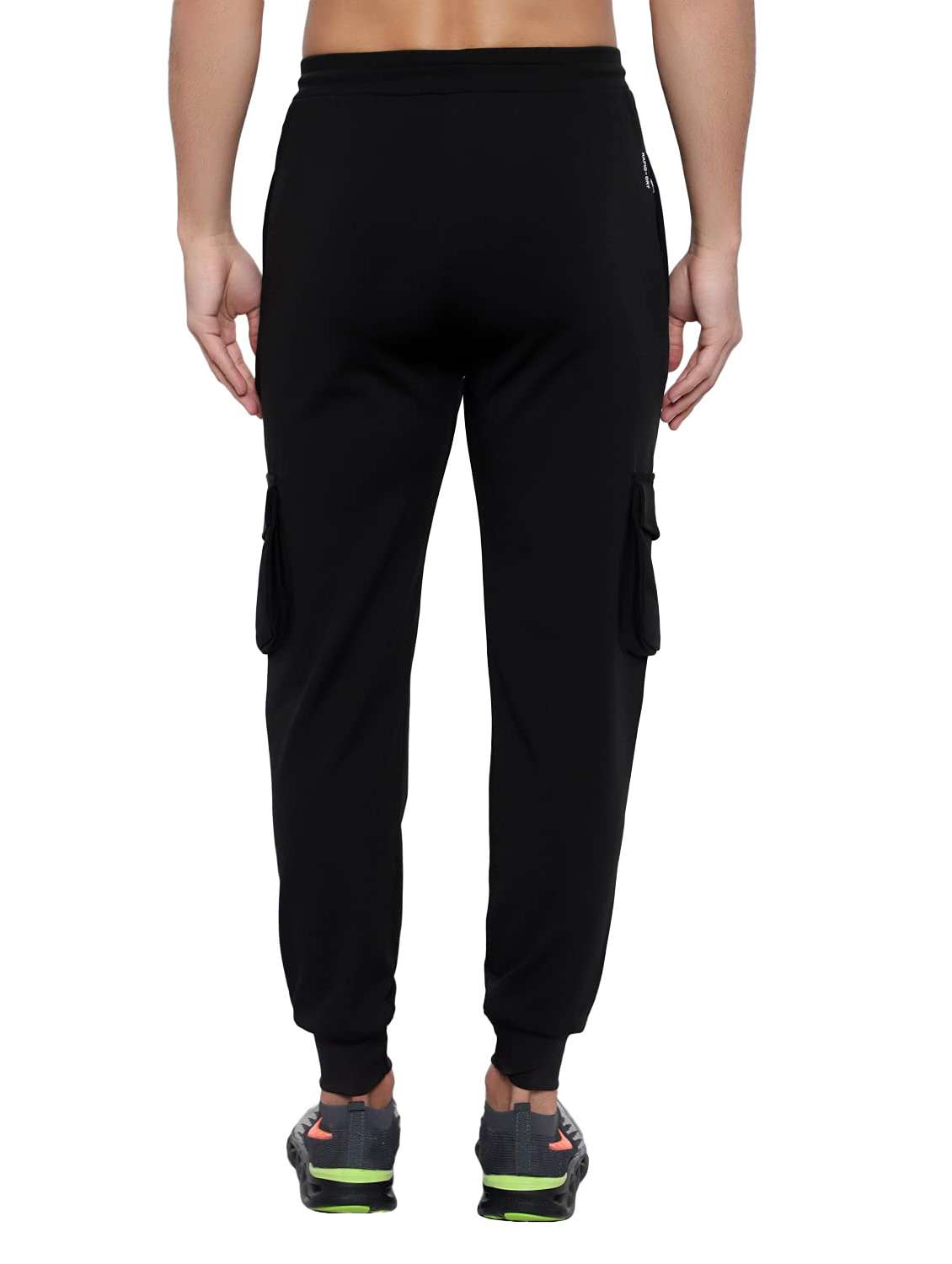 men typographic mid rise regular fit jogger - 22615227 -  Standard Image - 3