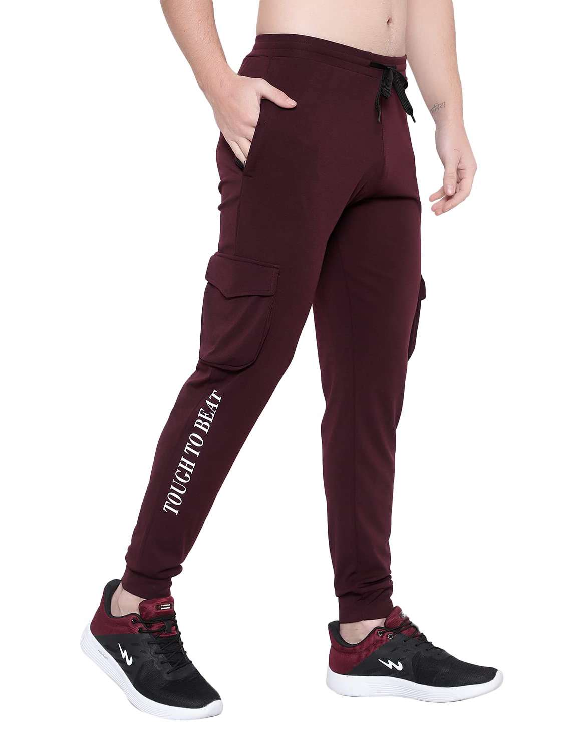 Men Solid Mid Rise Regular Fit Jogger - 22615232 -  Standard Image - 3