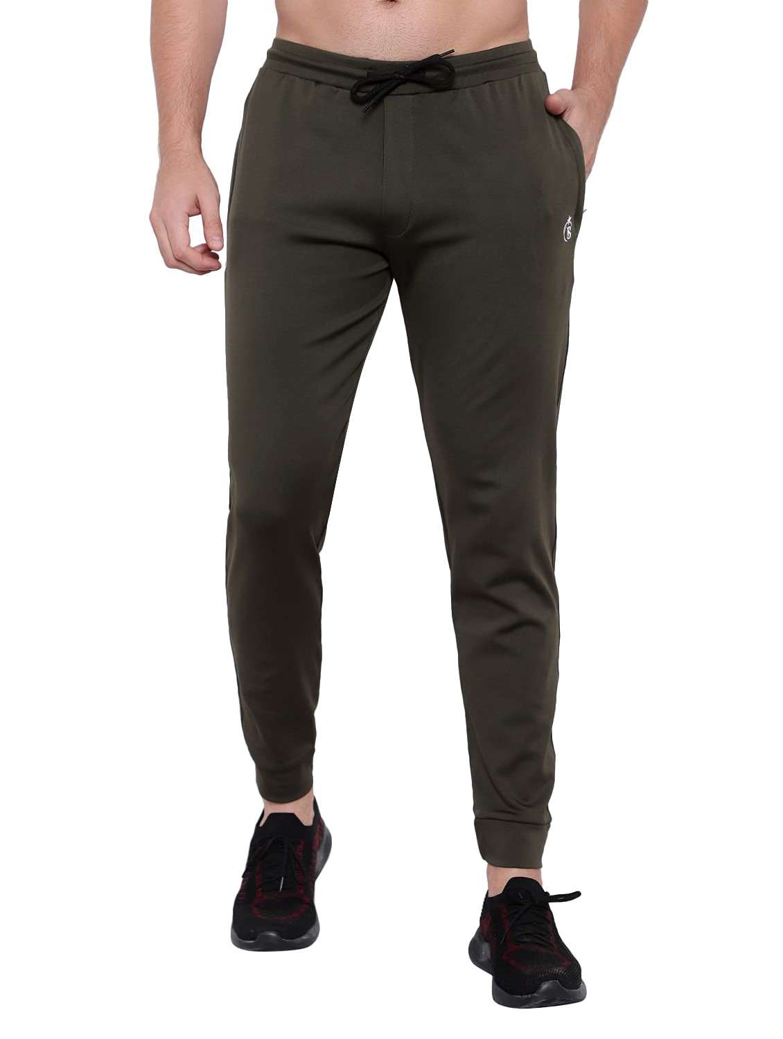 men typographic id rise regular fit jogger