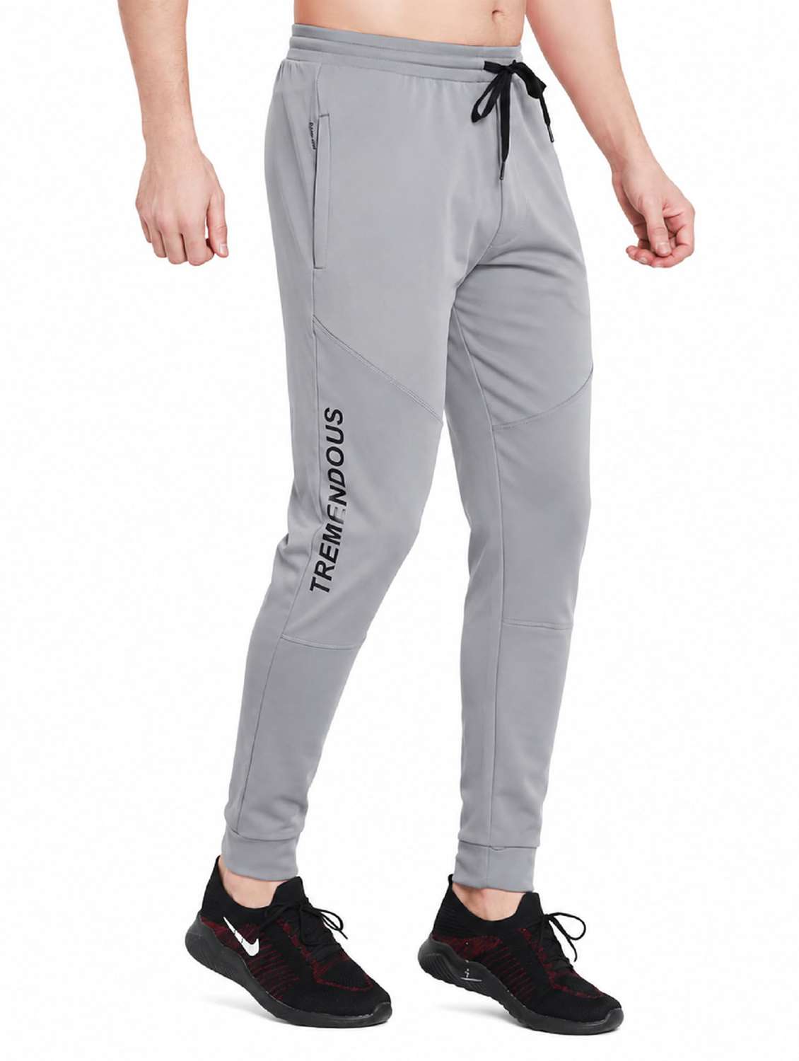 men typographic mid rise jogger - 22615283 -  Standard Image - 3