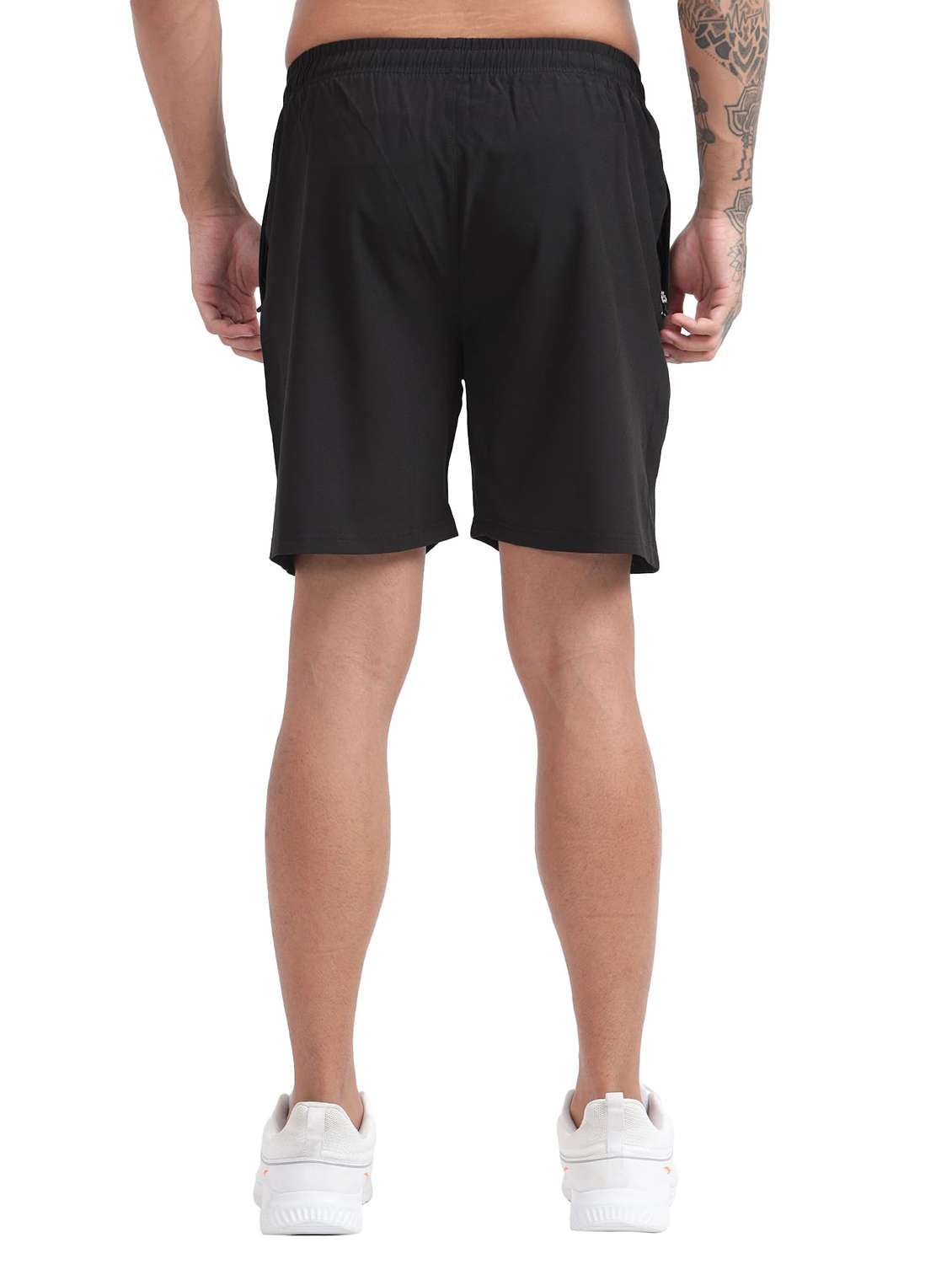 Men Typographic Mid Rise Regular Fit Shorts - 22615299 -  Standard Image - 3