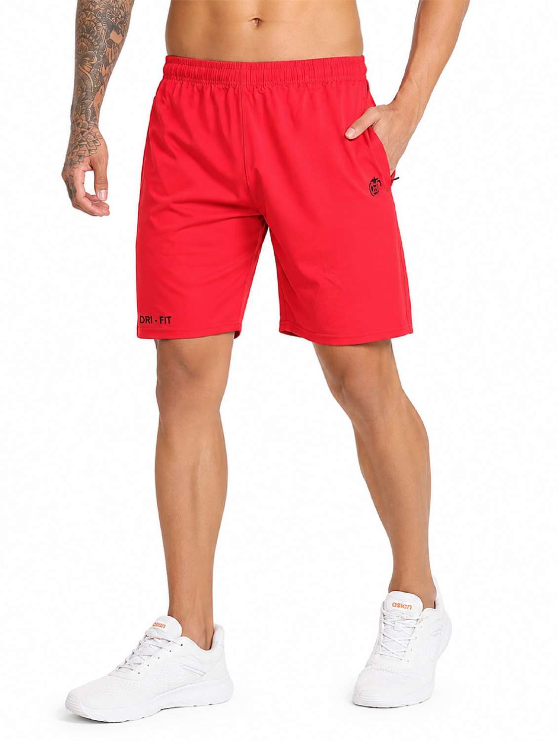 Men Solid Mid Rise Regular Fit Shorts - 22615309 -  Standard Image - 3