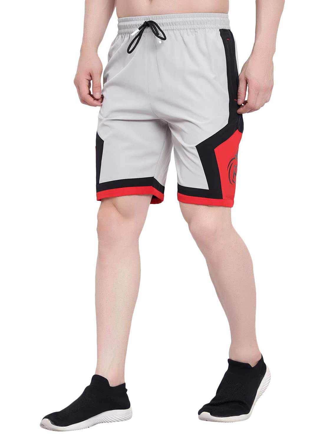 Men Colourblocked Mid Rise Regular Fit Shorts - 22615314 -  Standard Image - 3