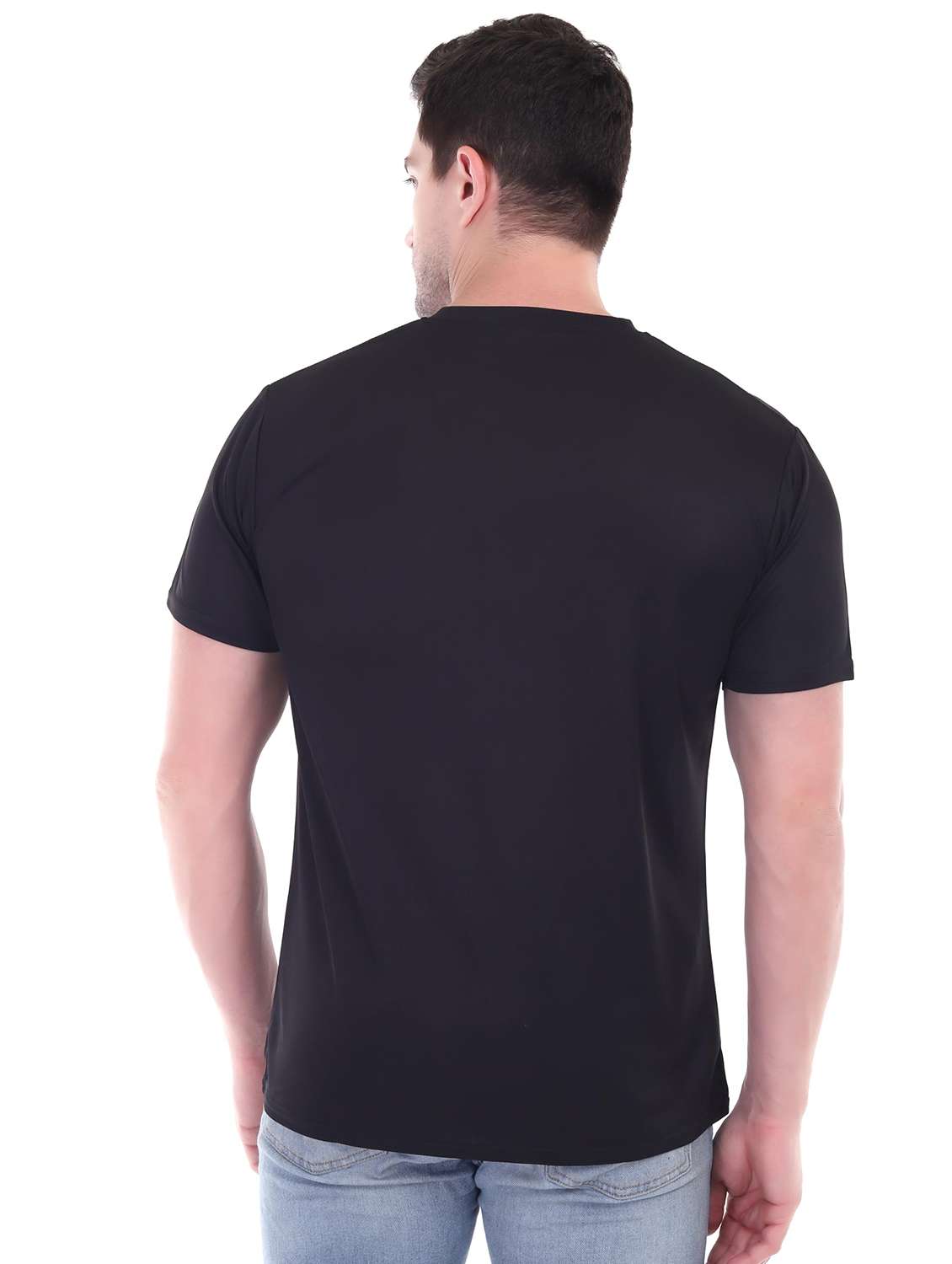 Men Printed Short Sleeves Regular Fit T-shirt - 22615392 -  Standard Image - 3