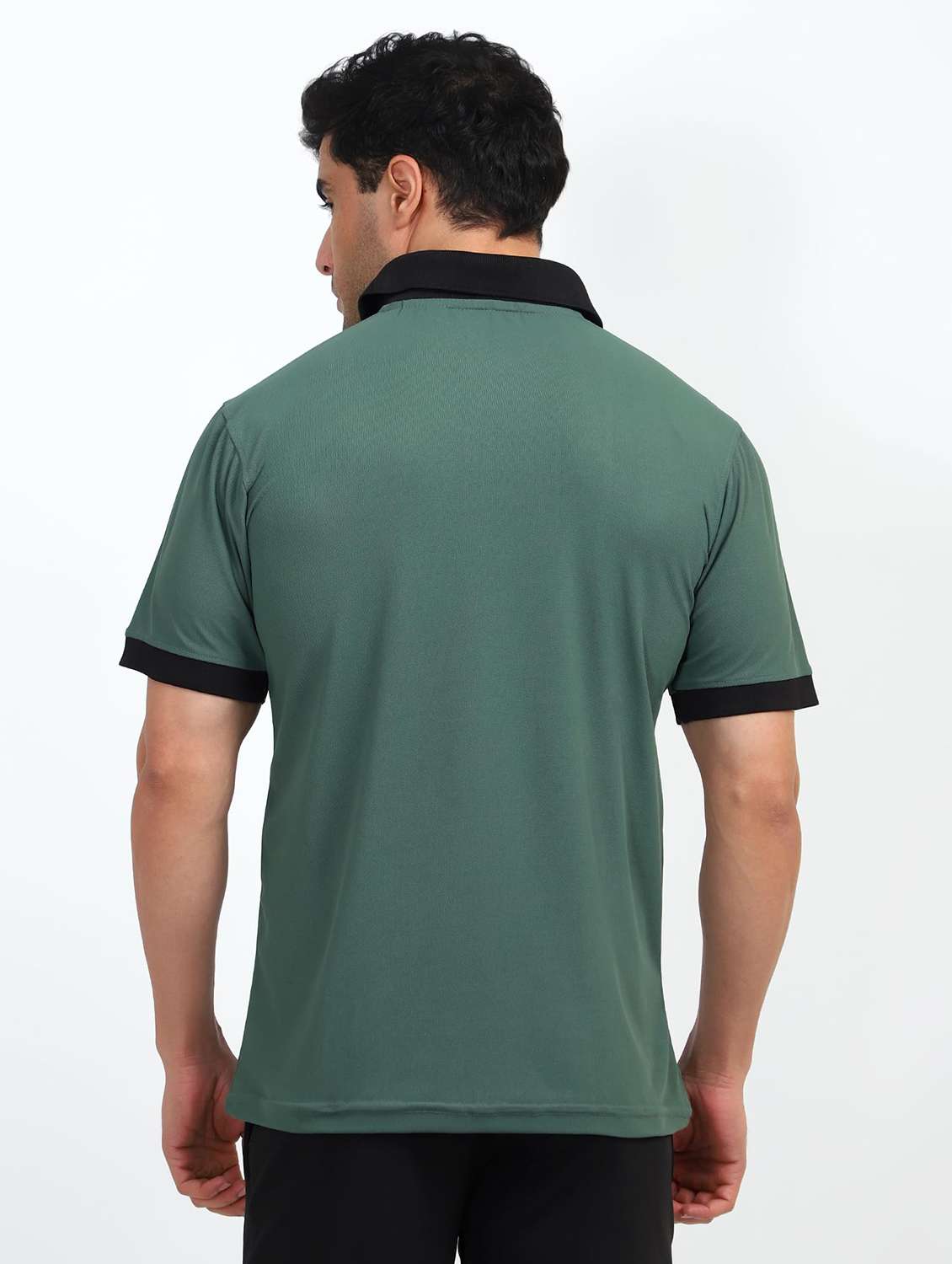 men taped short sleeves polo t-shirt - 22615406 -  Standard Image - 3