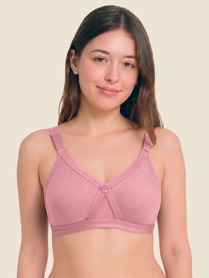 women pack of 3 solid non padded regular bra - 22615422 -  Standard Image - 3