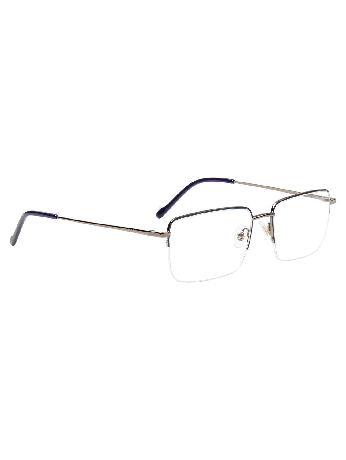 ted smith unisex blue half rim rectangle frame - 22615438 -  Standard Image - 3