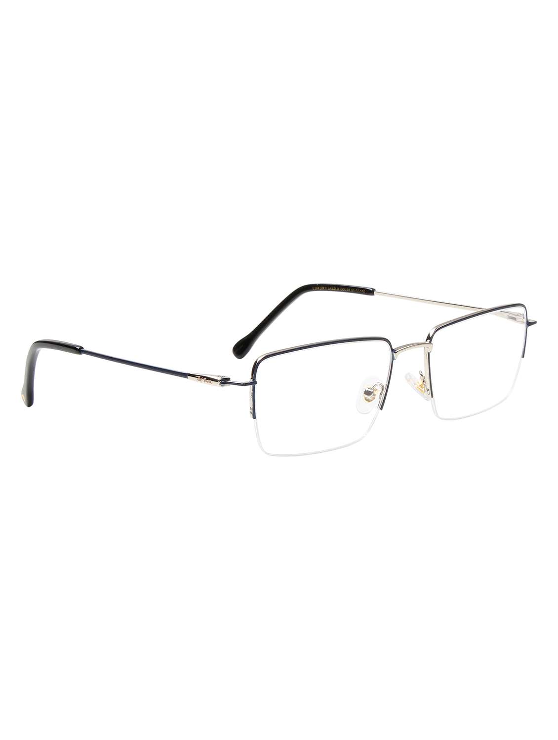 ted smith unisex silver half rim rectangle frame - 22615445 -  Standard Image - 3