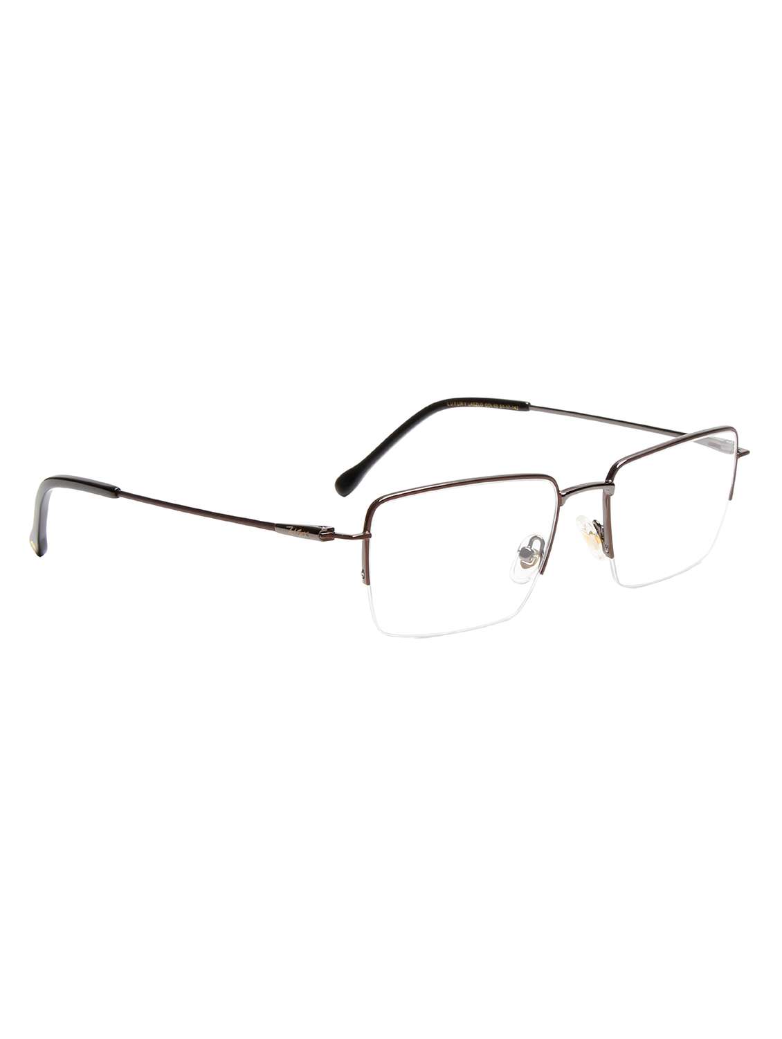 ted smith unisex brown half rim rectangle frame - 22615472 -  Standard Image - 3
