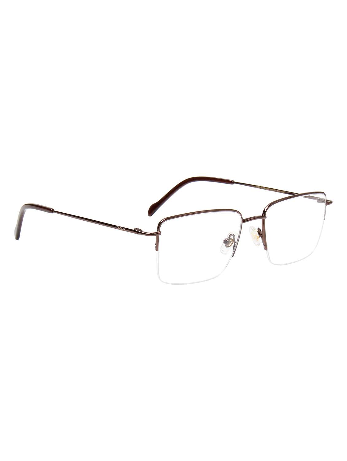 ted smith unisex brown half rim rectangle frame - 22615490 -  Standard Image - 3