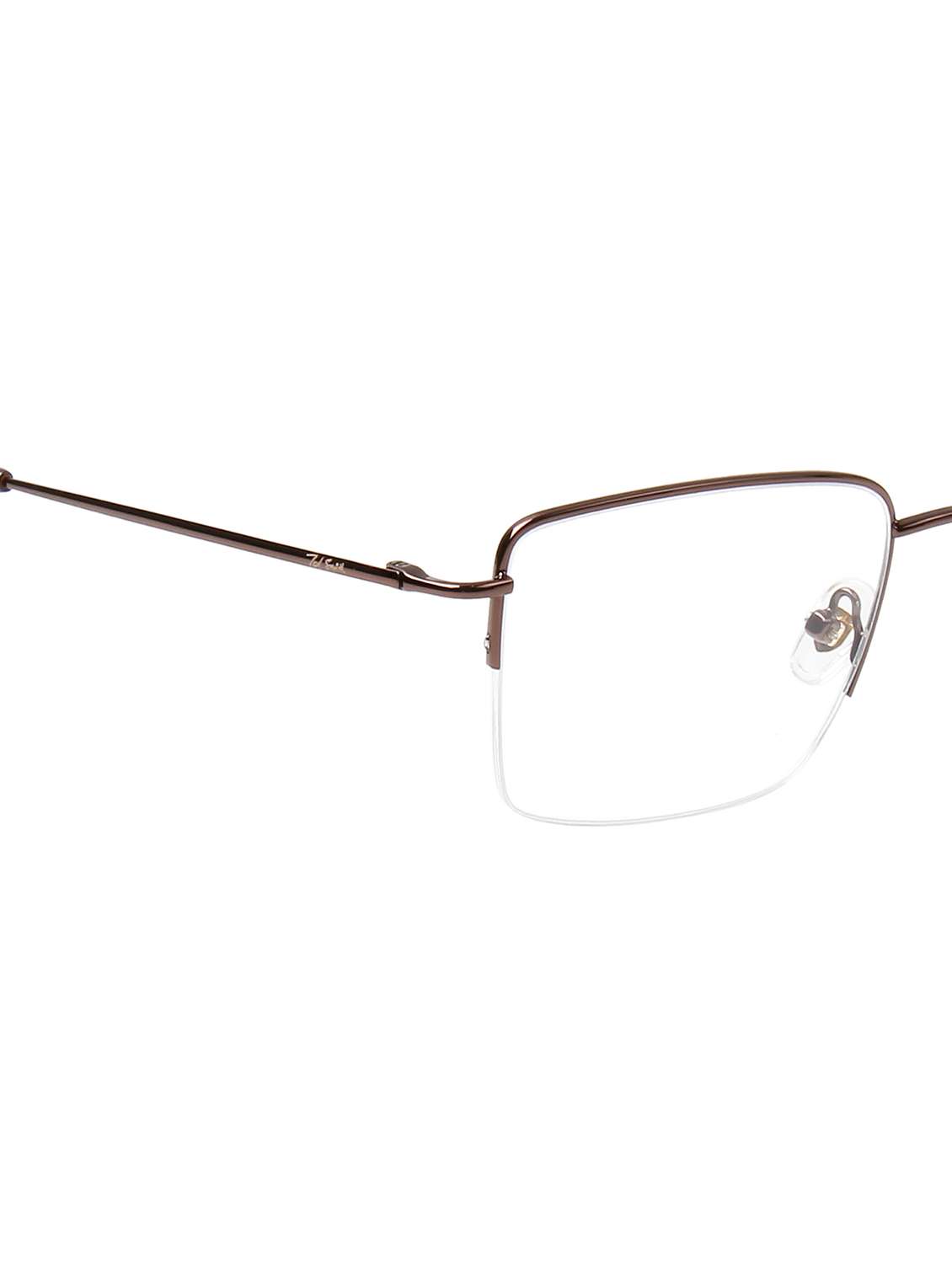 ted smith unisex brown half rim rectangle frame - 22615490 -  Standard Image - 5
