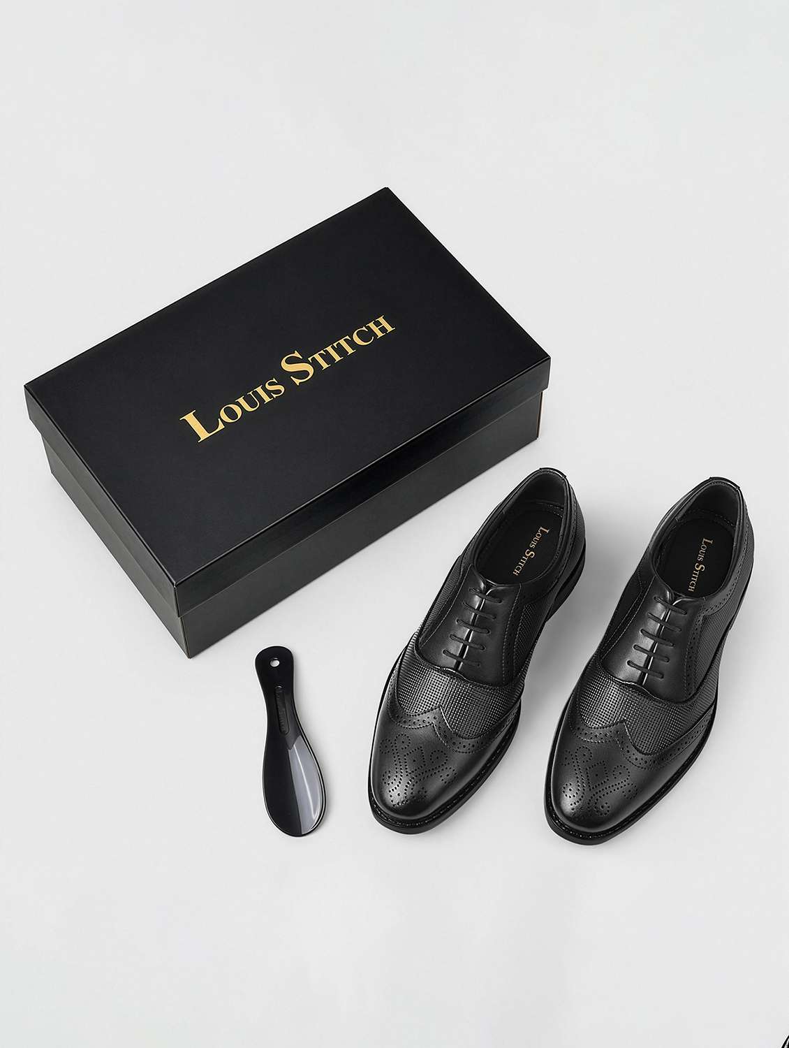 men textured lace up brogues  - 22615664 -  Standard Image - 5