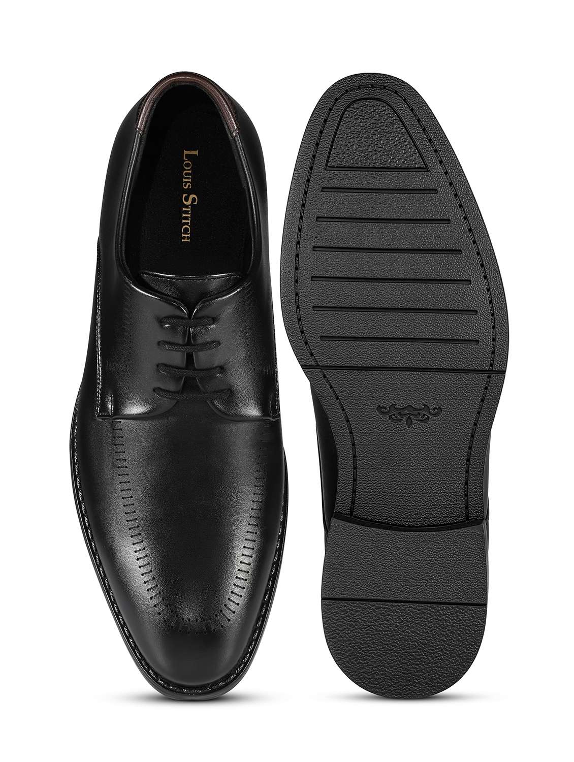 Men Textured Lace Up Oxford Shoes - 22615668 -  Standard Image - 3
