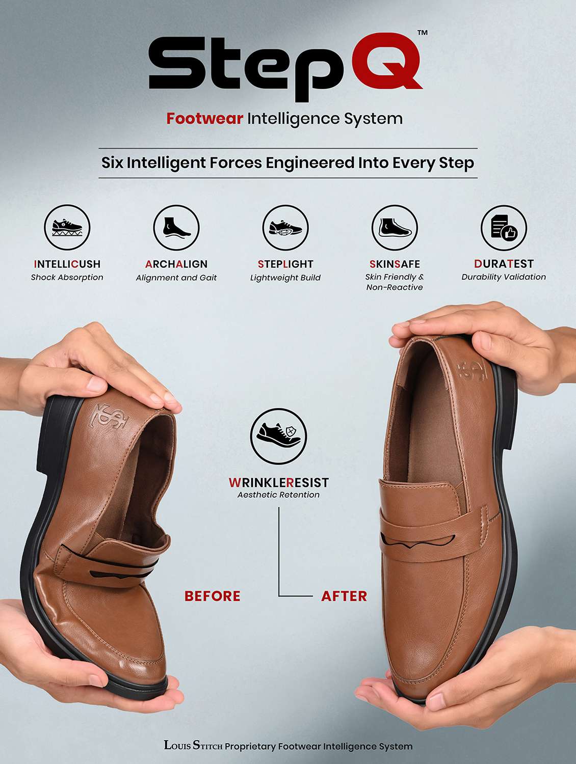 Men Solid Slip On Formal Shoes - 22615674 -  Standard Image - 5