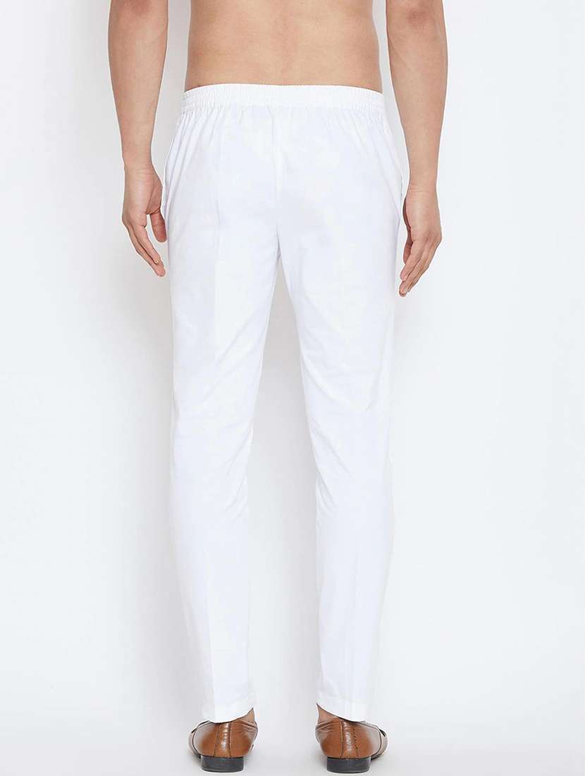 Men Solid Mid Rise Ethnic Bottom Wear Pyjama - 22615716 -  Standard Image - 3