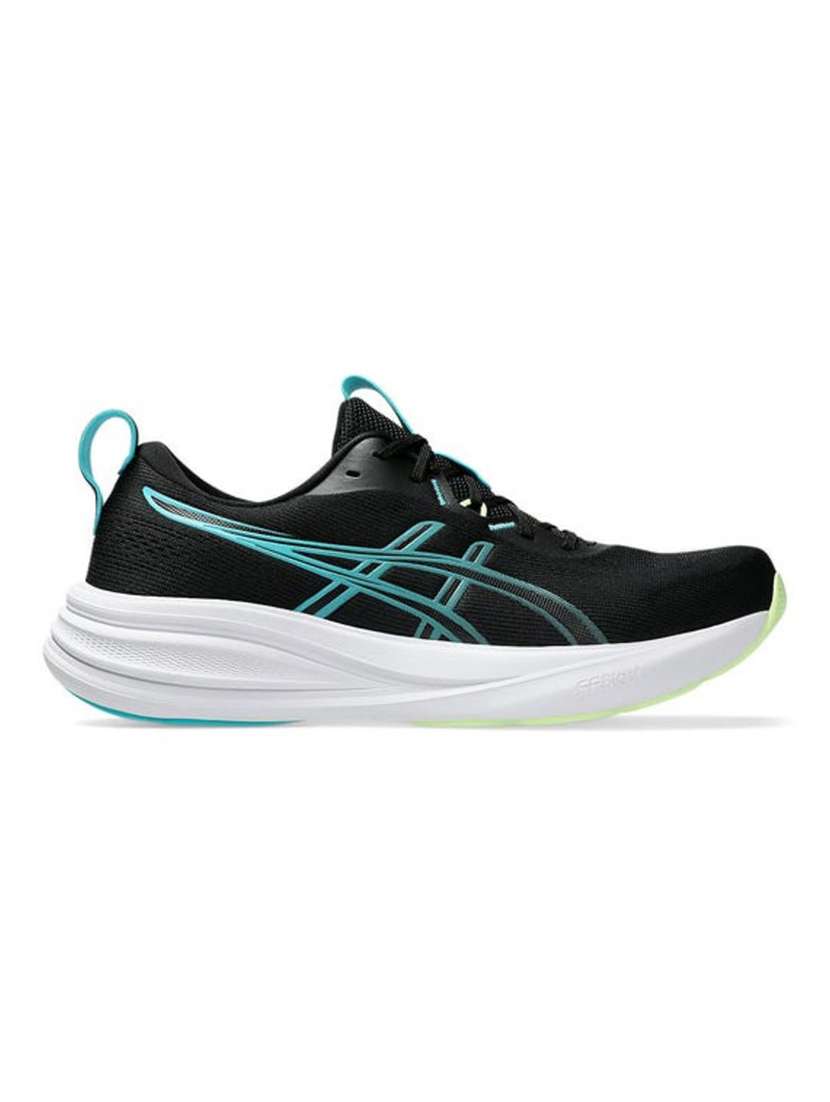 men textured lace up sports shoes