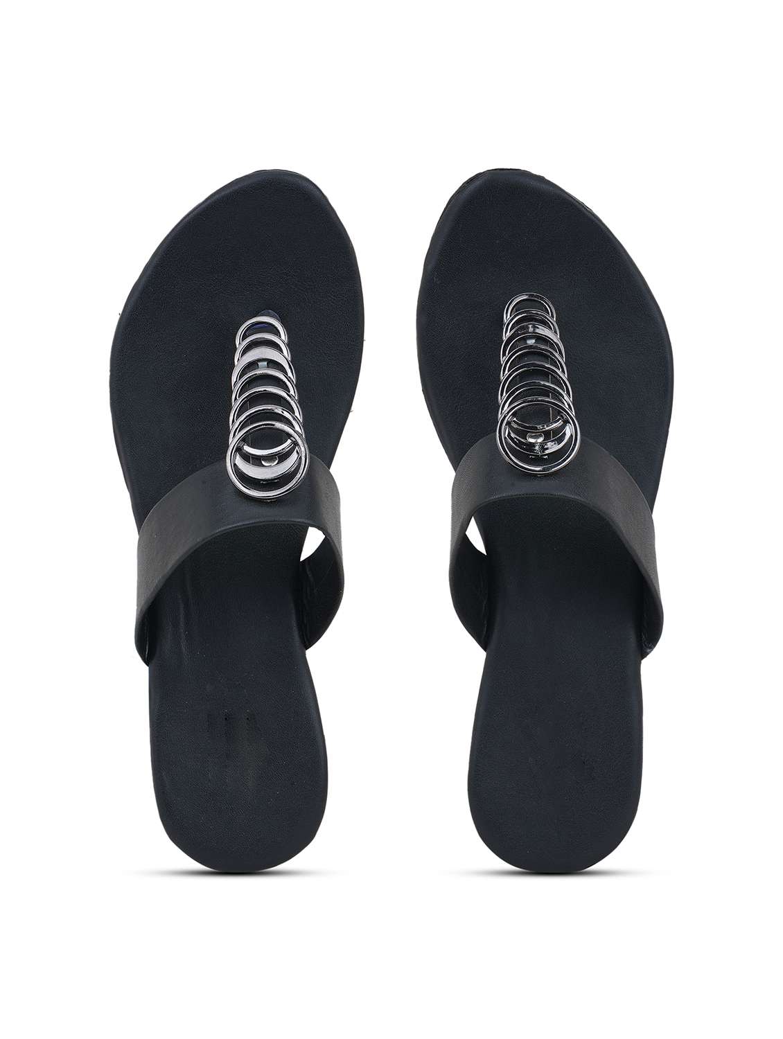 Women Embellished Toe Separator Flats - 22616190 -  Standard Image - 3