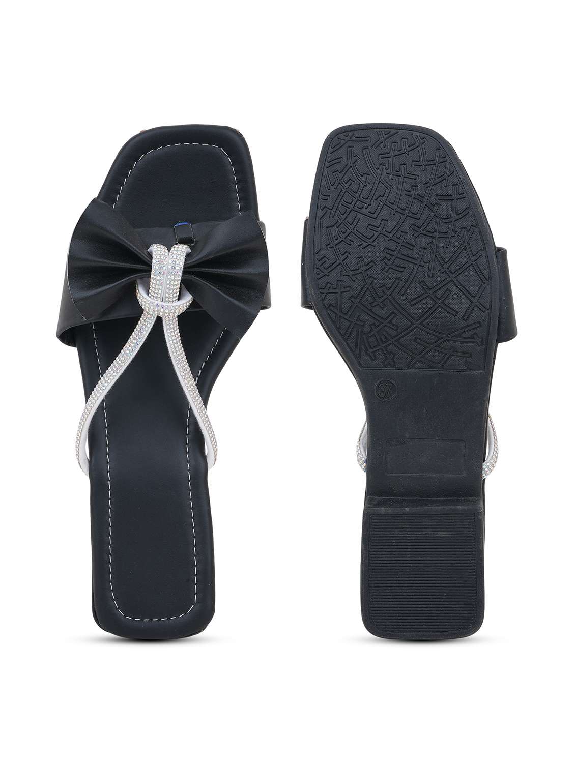 women embellished toe separator flats - 22616205 -  Standard Image - 5