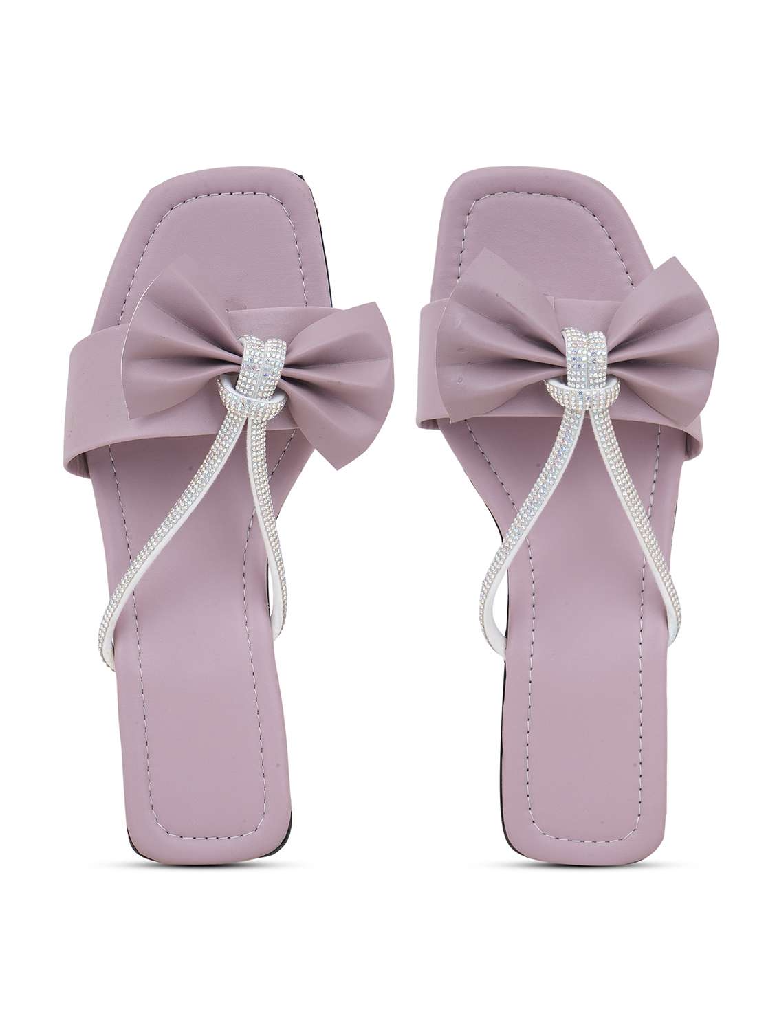 women embellished toe separator flats - 22616207 -  Standard Image - 3