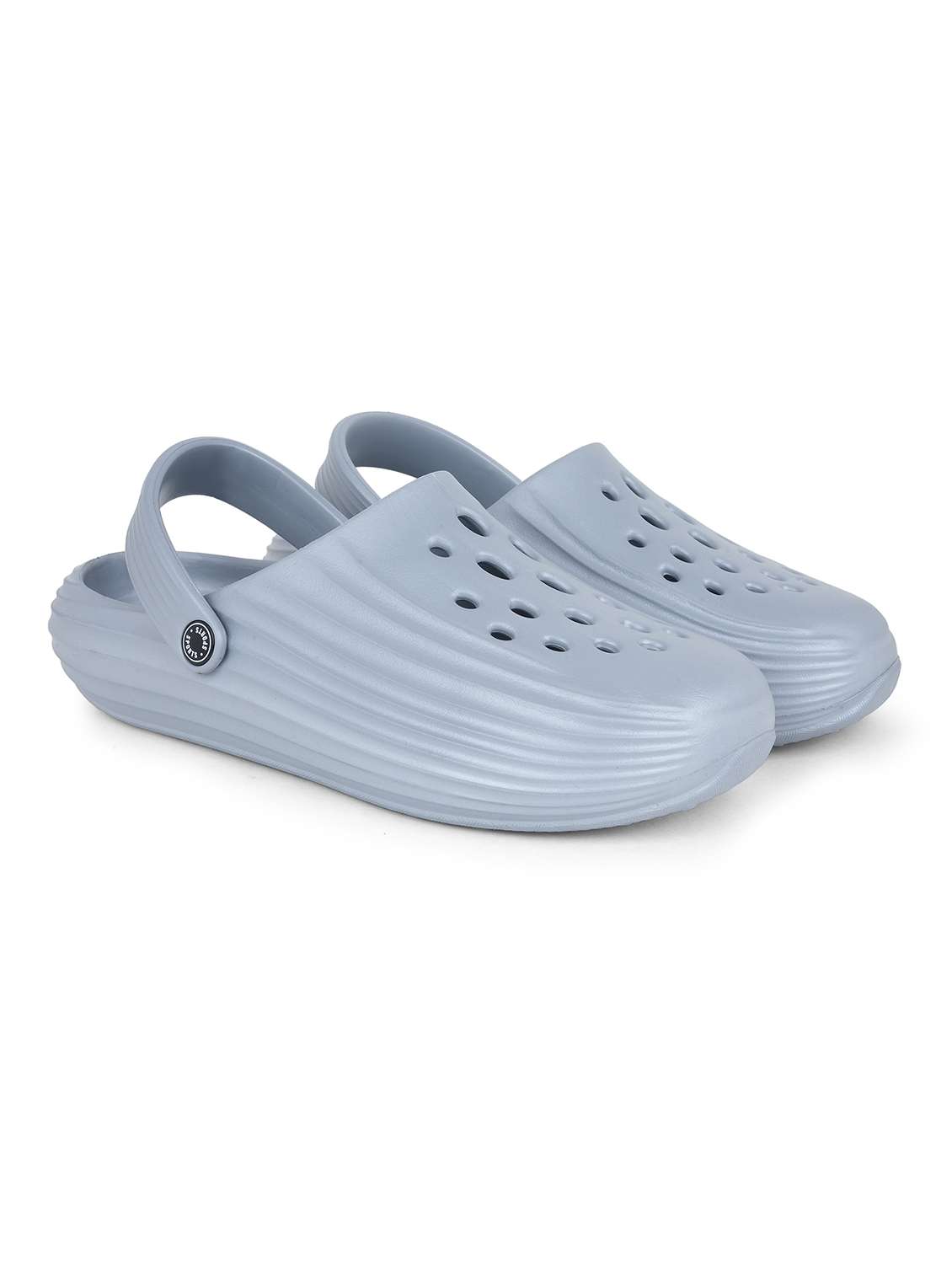 men solid slip on clogs