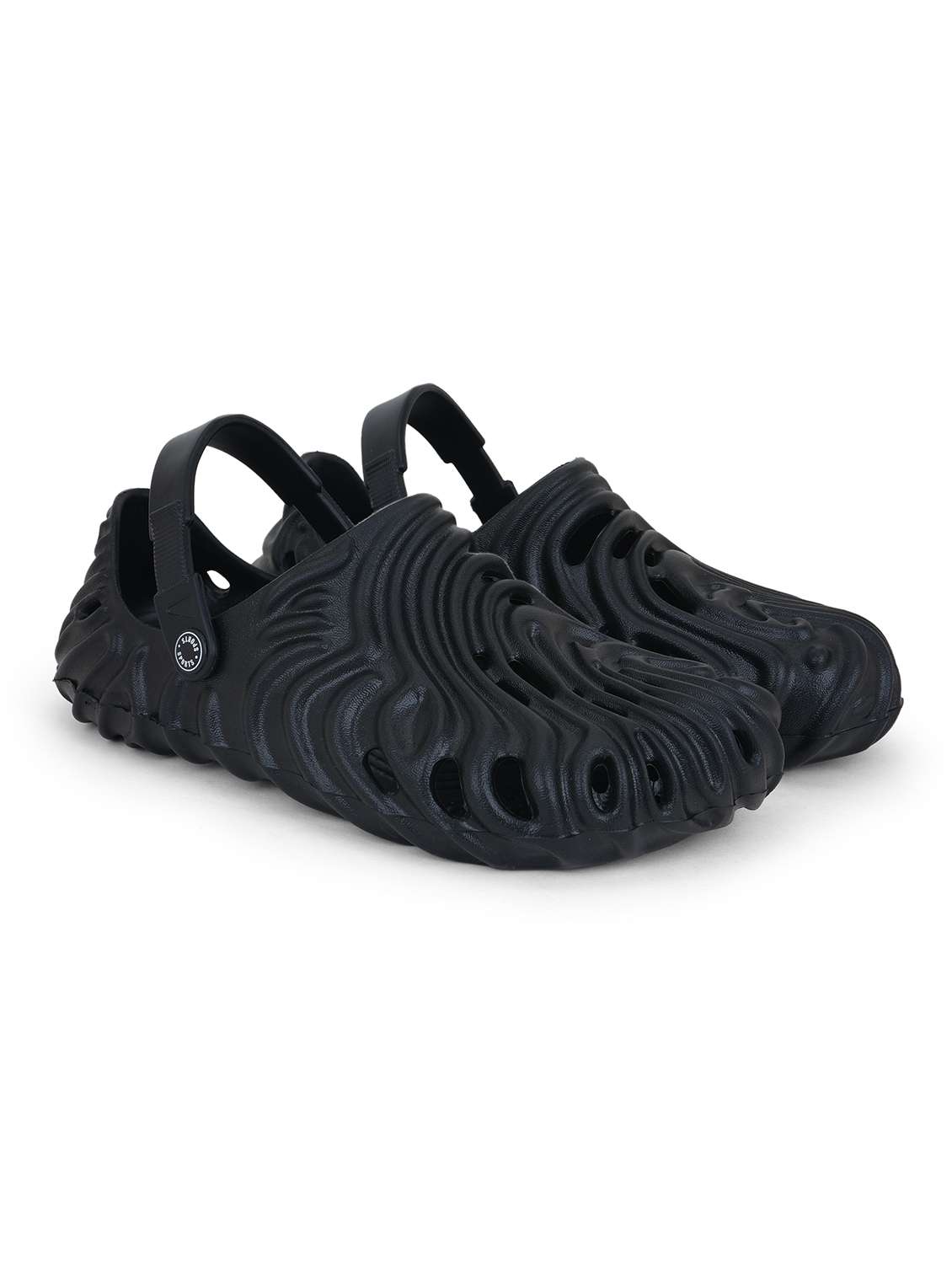 men textured slip on clogs