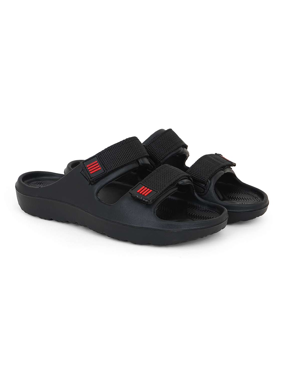 men solid slip on slider