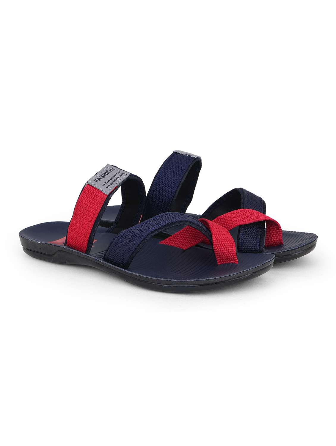 men color block toe seperator flip flop