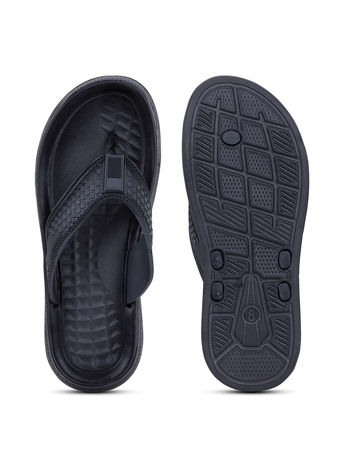 men textured toe separator flip flop - 22616253 -  Standard Image - 5
