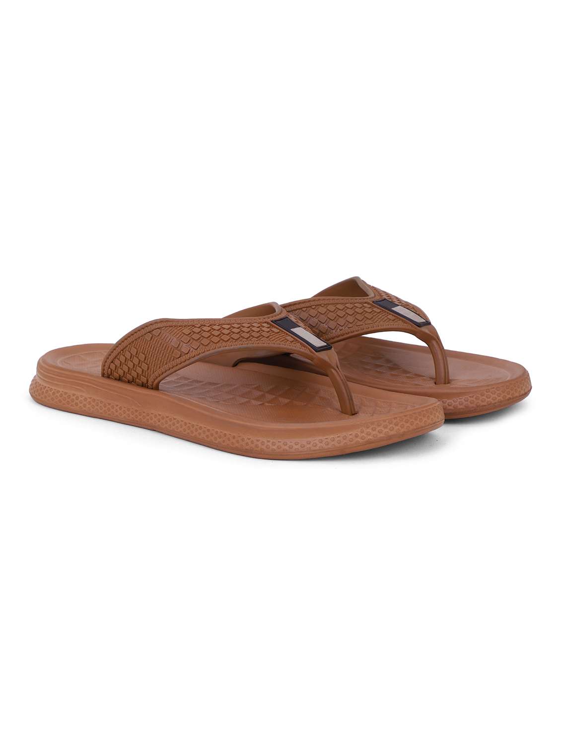 men textured toe separator flip flop