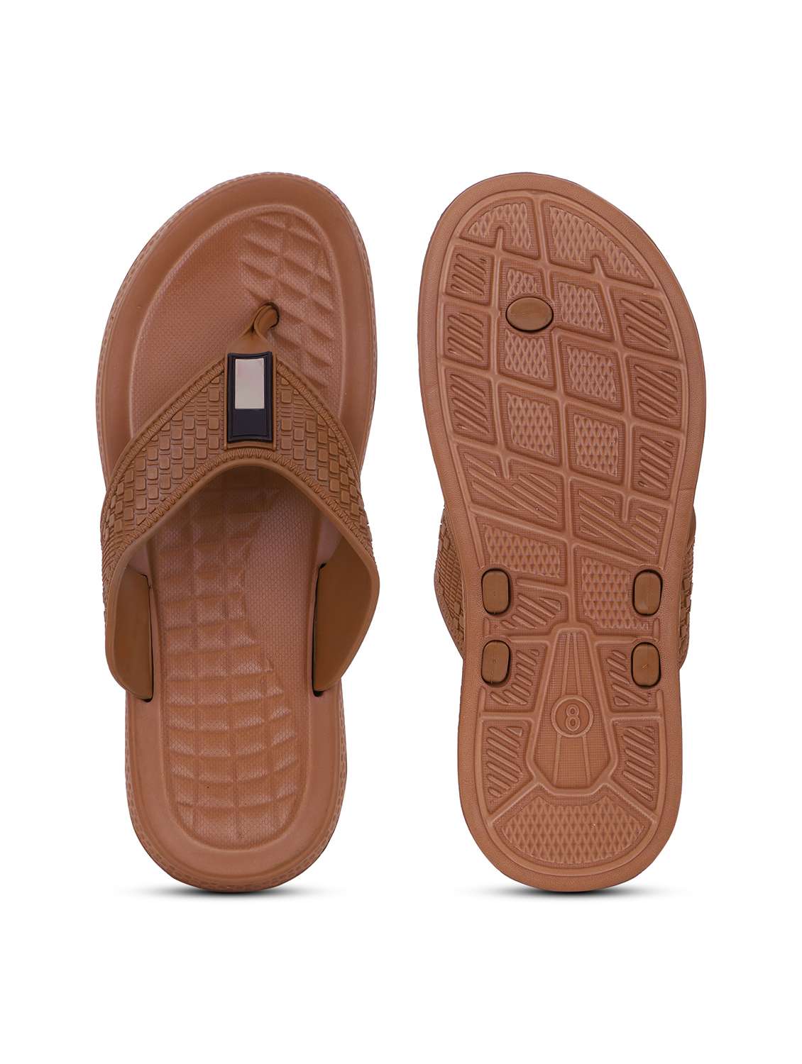 men textured toe separator flip flop - 22616254 -  Standard Image - 5