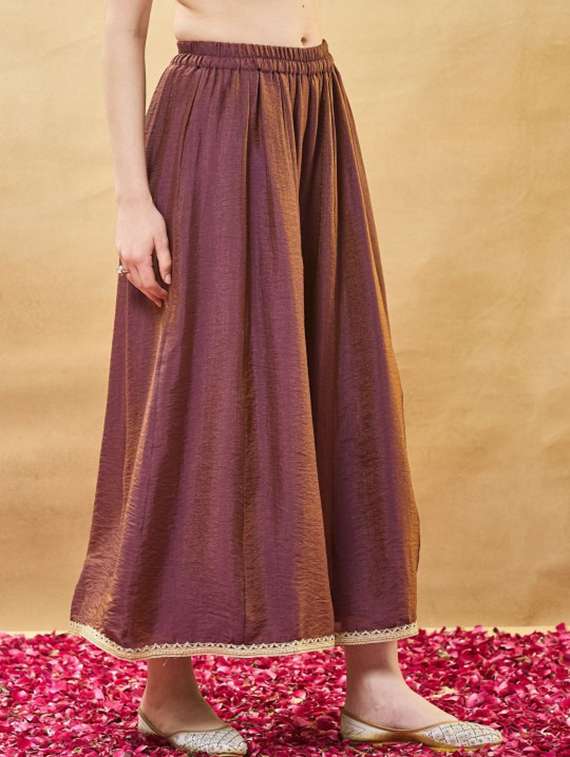 Women Embroidered Three Quarter Sleeves Kurta Palazzo Set With Dupatta - 22616685 -  Standard Image - 3