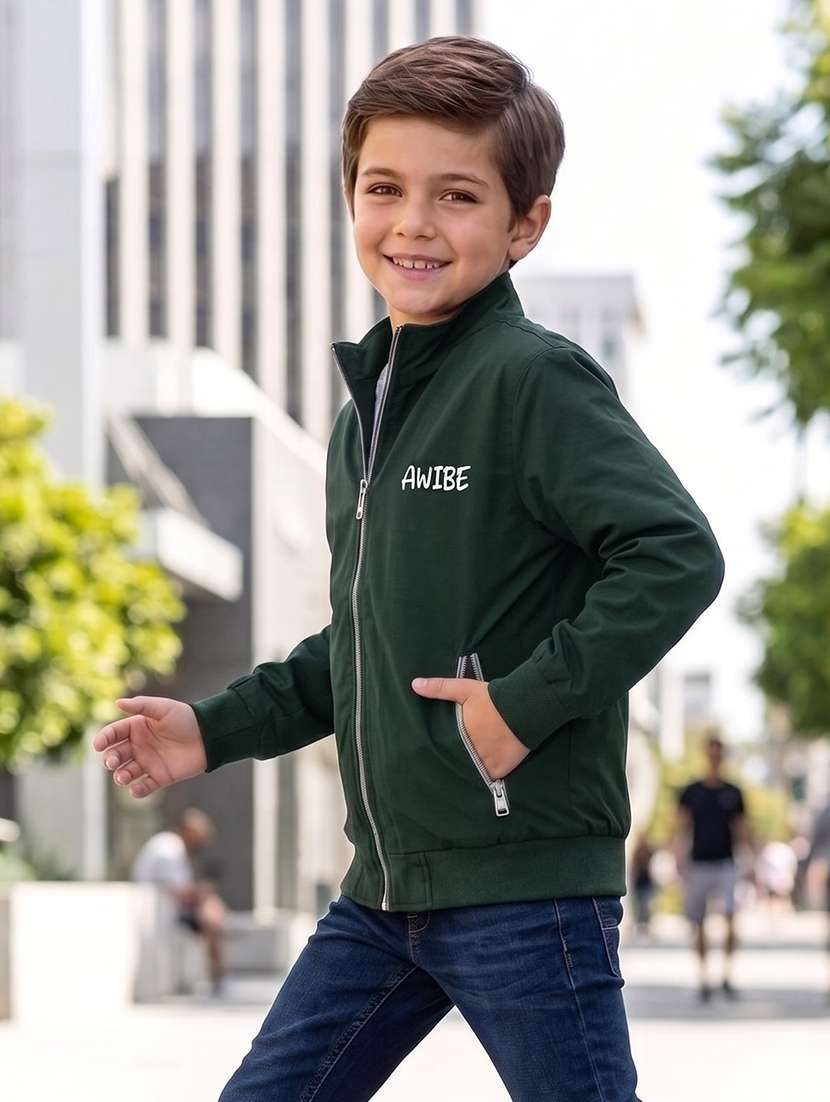 boys typographic long sleeves bomber jacket - 22616729 -  Standard Image - 3