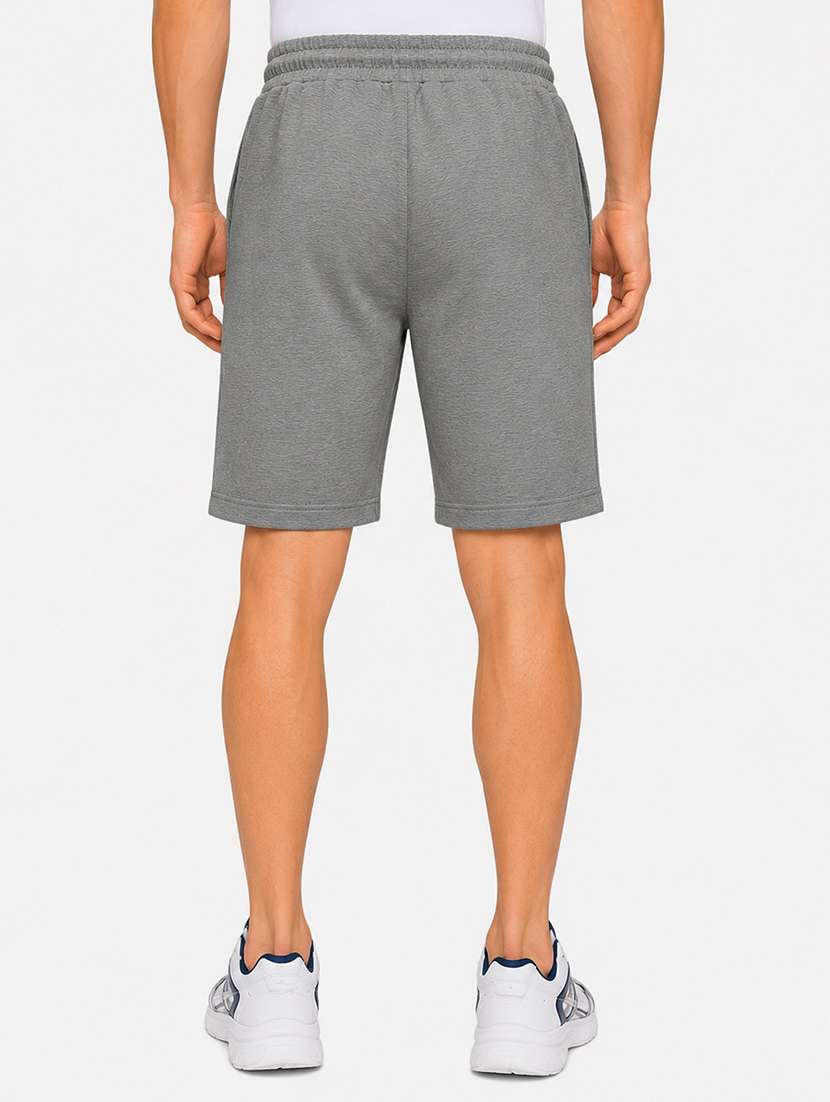 men solid mid rise regular fit shorts - 22616847 -  Standard Image - 3