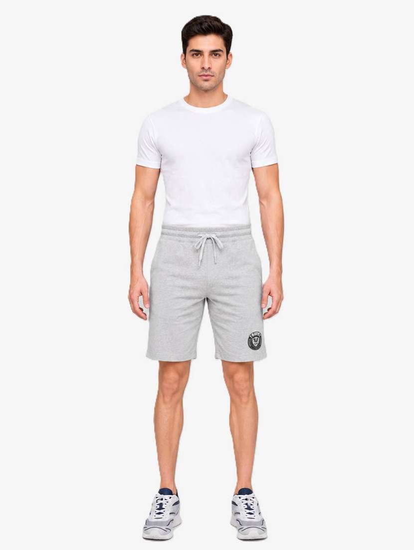 Men Placement Printed Mid Rise Regular Fit Shorts - 22616848 -  Standard Image - 5