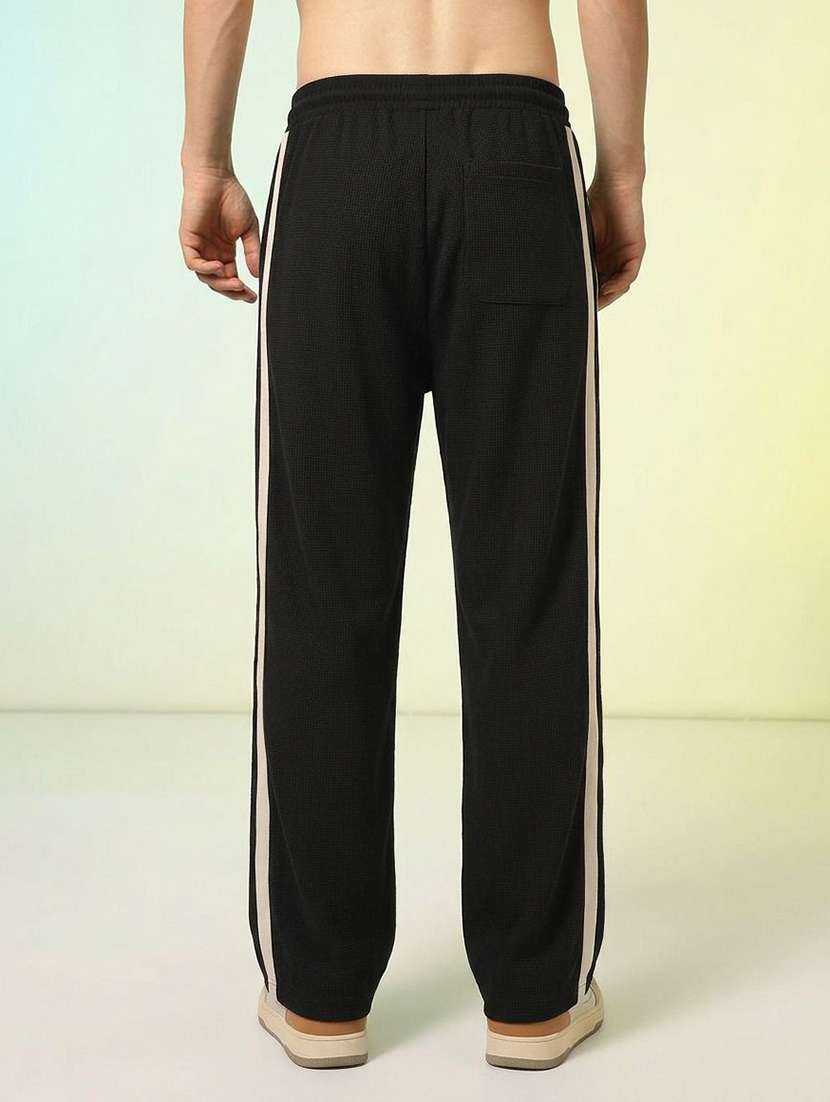 Men Side Taped Mid Rise Regular Fir Track Pant - 22617109 -  Standard Image - 3
