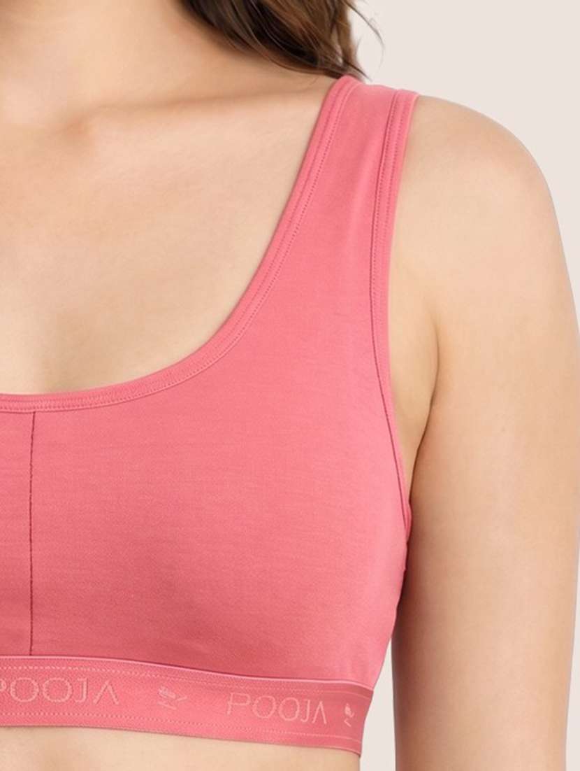 women pack of 2 solid full coverage sports bra - 22617127 -  Standard Image - 5