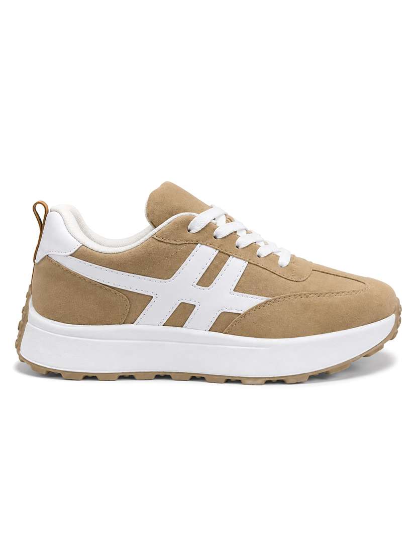 men solid lace up sneaker - 22618571 -  Standard Image - 3